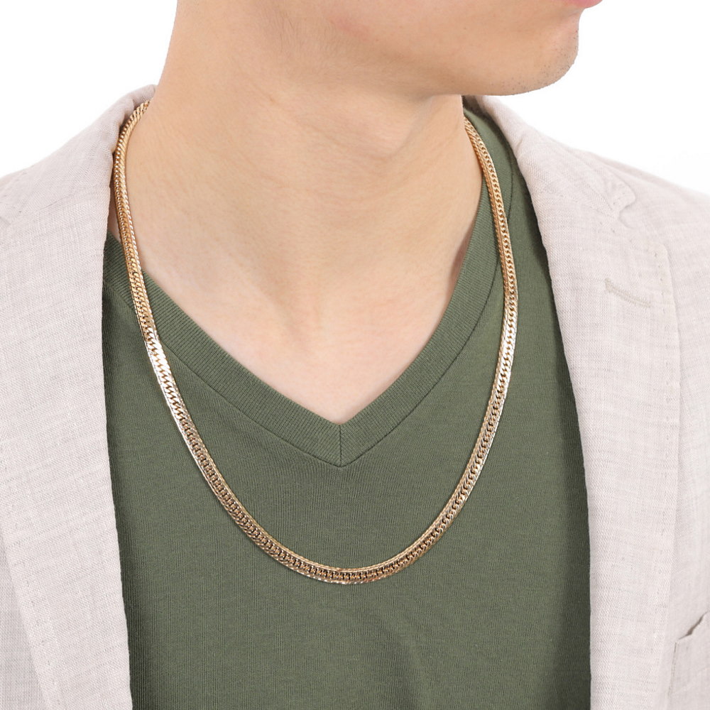 K18 12面トリプルネックレス 50cm 50.78g 値引き不可