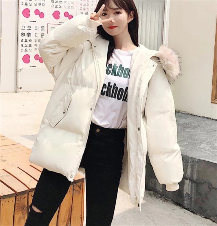 韓国ファッション の新作 ゆったりする 厚手 コート ダウンジャケット コットンコート 韓国ファッション の新作 ゆったりする 厚手 コート ダウンジャケット コットンコート
