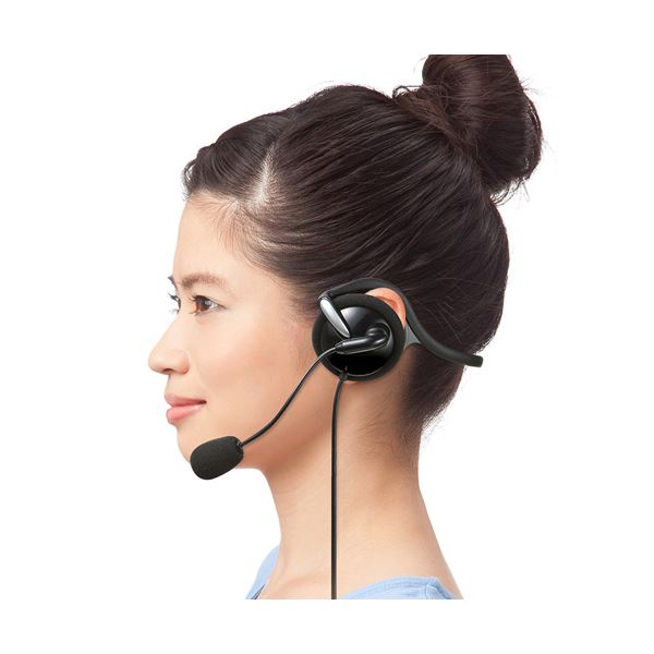 (5個セット) サンワサプライ USBヘッドセット MM-HSU05BKX5