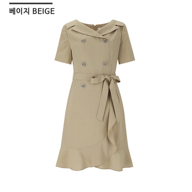 (フォレスト) テーラードベルト付きワンピース (SY4OPM9) (フォレスト) テーラードベルト付きワンピース (SY4OPM9)