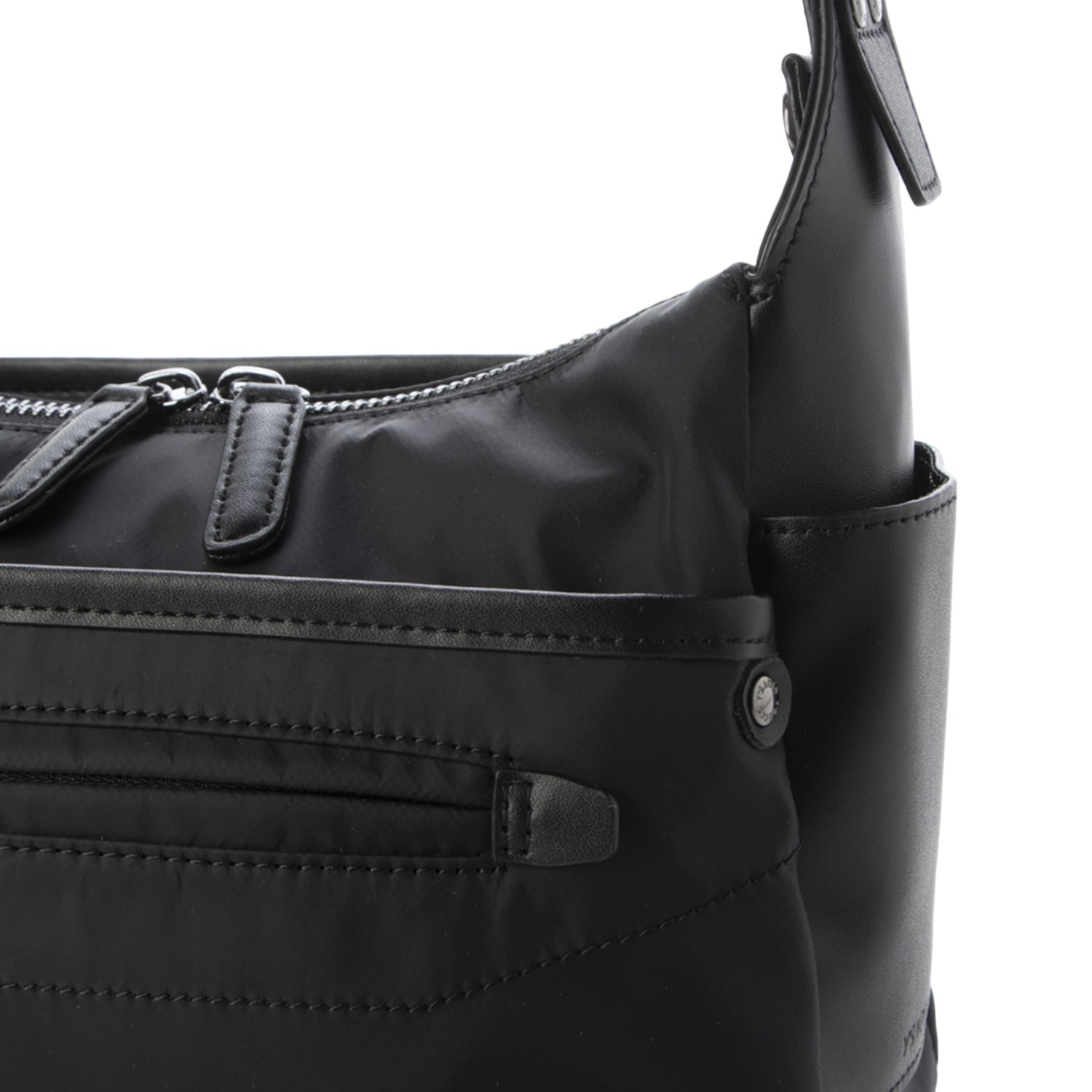 ショルダーバッグ レディース 斜めがけ ナイロンタフタ リサイクルレザー デイリーポシェット 20-027-01 ショルダーバッグ レディース 斜めがけ ナイロンタフタ リサイクルレザー デイリーポシェット 20-027-01