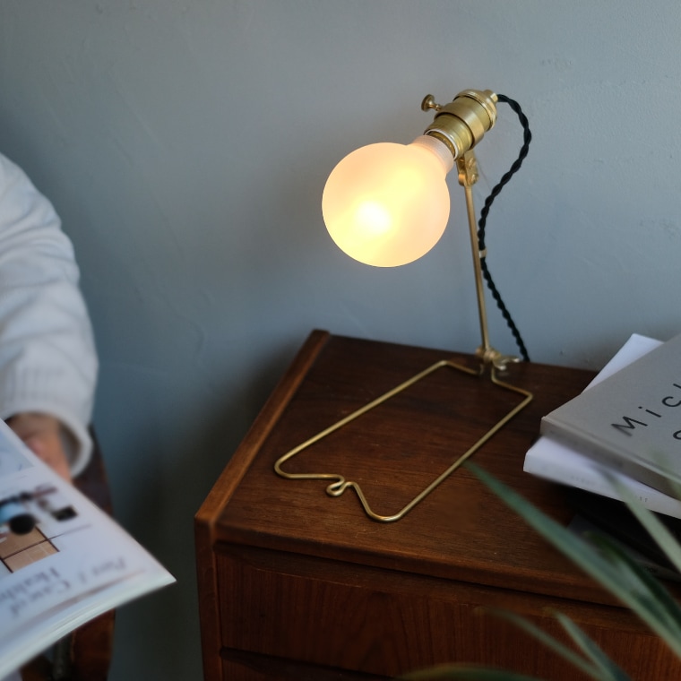 ケルン ジョイントランプ E26用 真鍮ランプ かわいい 卓上ライト ウォールランプ スタンドライト