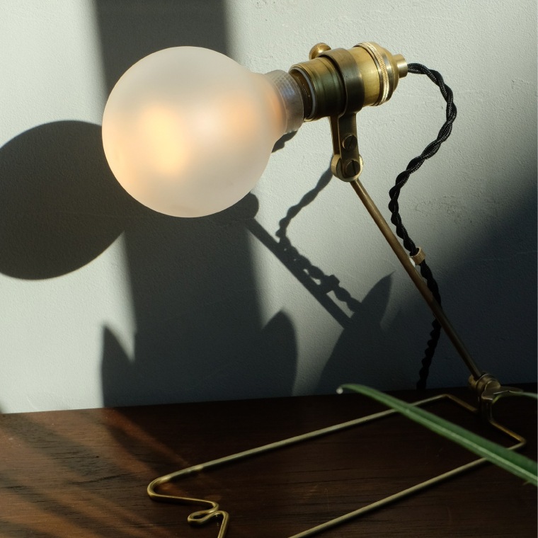 ケルン ジョイントランプ E26用 真鍮ランプ かわいい 卓上ライト ウォールランプ スタンドライト