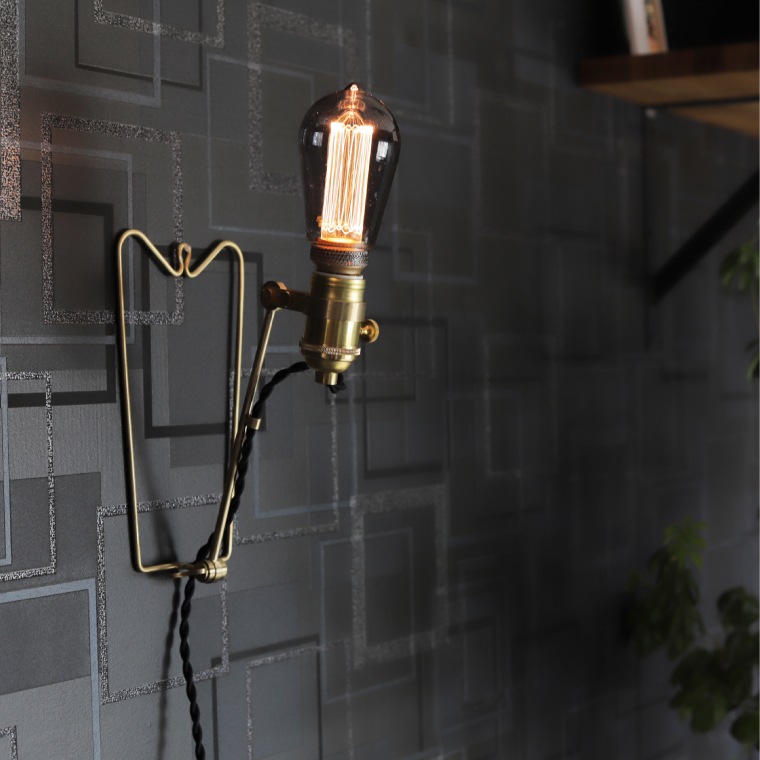 ケルン ジョイントランプ E26用 真鍮ランプ かわいい 卓上ライト ウォールランプ スタンドライト