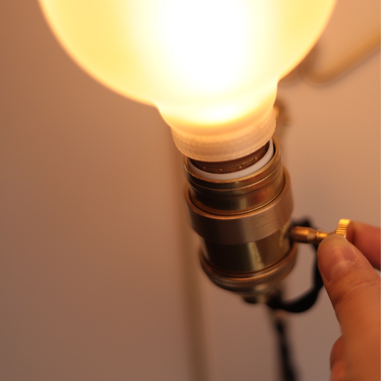 ケルン ジョイントランプ E26用 真鍮ランプ かわいい 卓上ライト ウォールランプ スタンドライト
