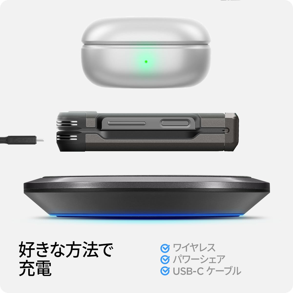 Spigen Galaxy Z Flip 6 ケース スタンド付き 強力保護 ヒンジ保護 背面保護 全面保護 耐衝撃 ワイヤレス充電対応 ギャラクシー Z フリップ 6 タフ・アーマー ACS0836