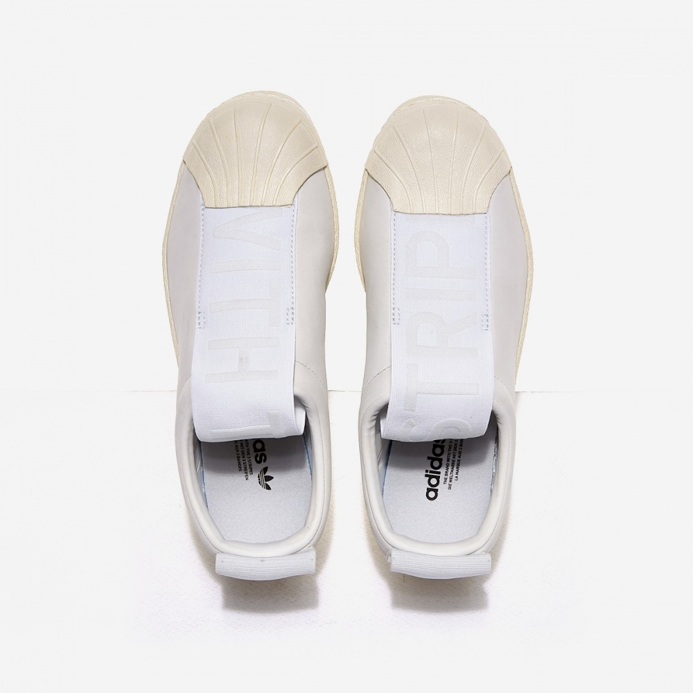 アディダススーパースターBW35スリップオンウーマンズOFF WHITE OFF WHITE CORE BLACK