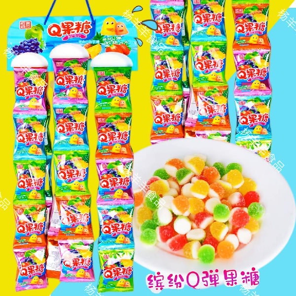 Qoo10] Q弾ジュースゼリーQ果糖qqグミキャンデ