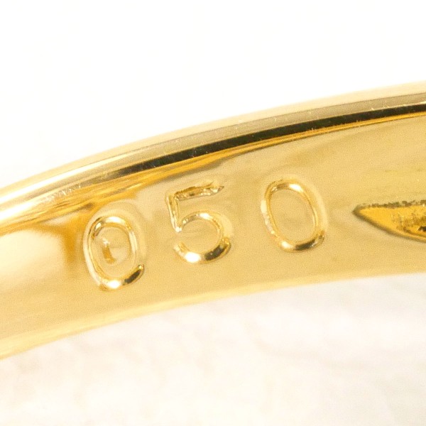 K18 18金 YG リング 指輪 11.5号 ブラウンダイヤ 0.50 ジュエリー 中古 K18 18金 YG リング 指輪 11.5号 ブラウンダイヤ 0.50 ジュエリー 中古