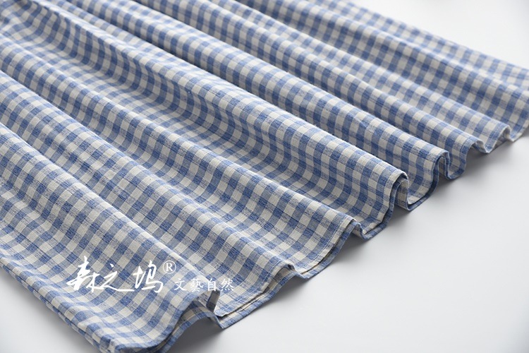 1005.シンプルチェック柄ワンピース(ピンク) 1005.シンプルチェック柄ワンピース(ピンク)