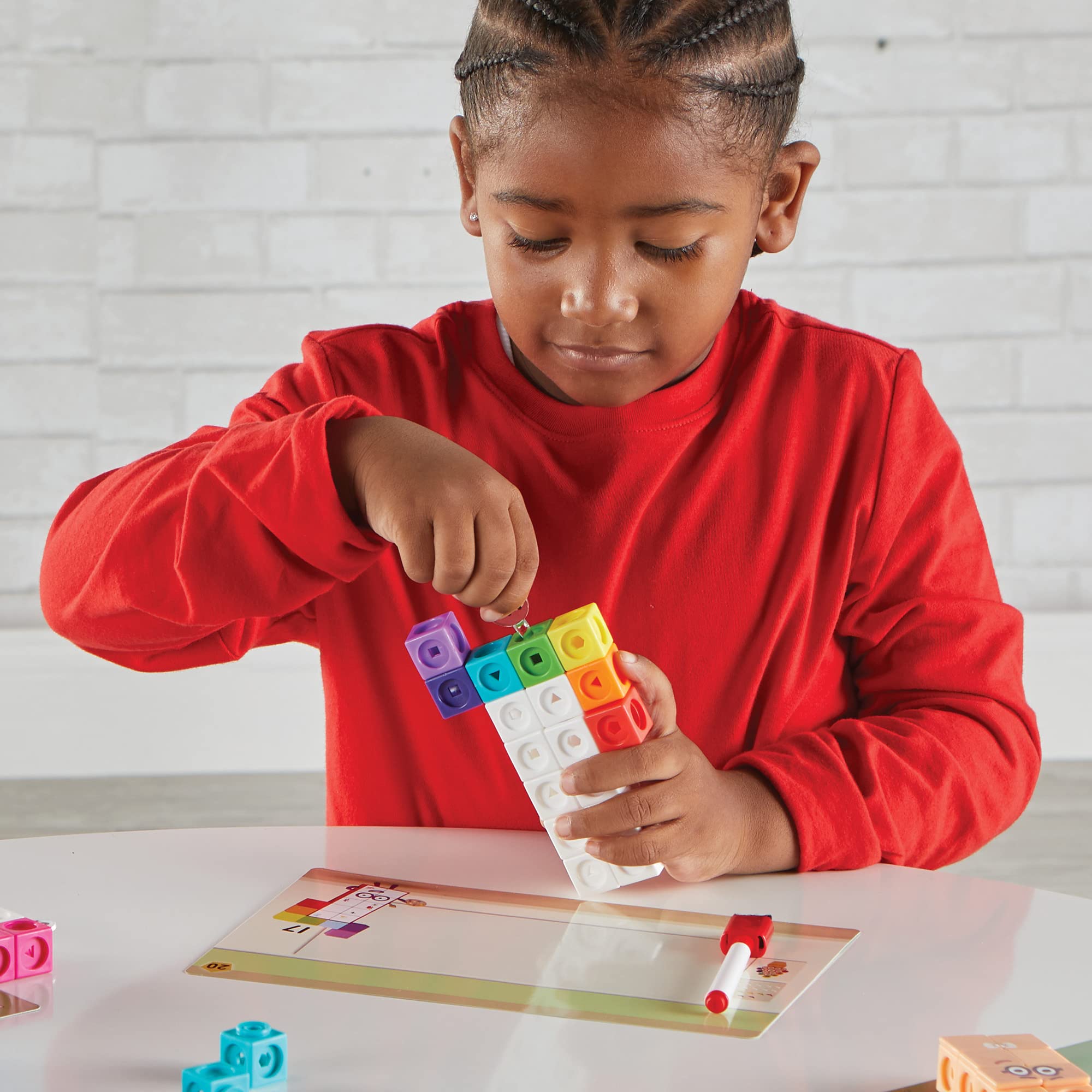 Numberblocks MathLink Cubes ナンバーブロックス 11-20 キューブ 155個入り アクティビティセット 算数おもちゃ 正規品 94477