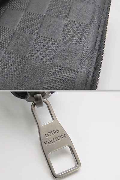 Qoo10] Louis Vuitton 超美品ルイヴィトンダミエアンフィニジッピ