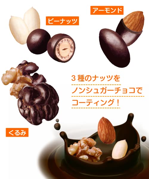 【Amazon.co.jp限定】でん六 小袋ロカボナッツチョコ 1kg