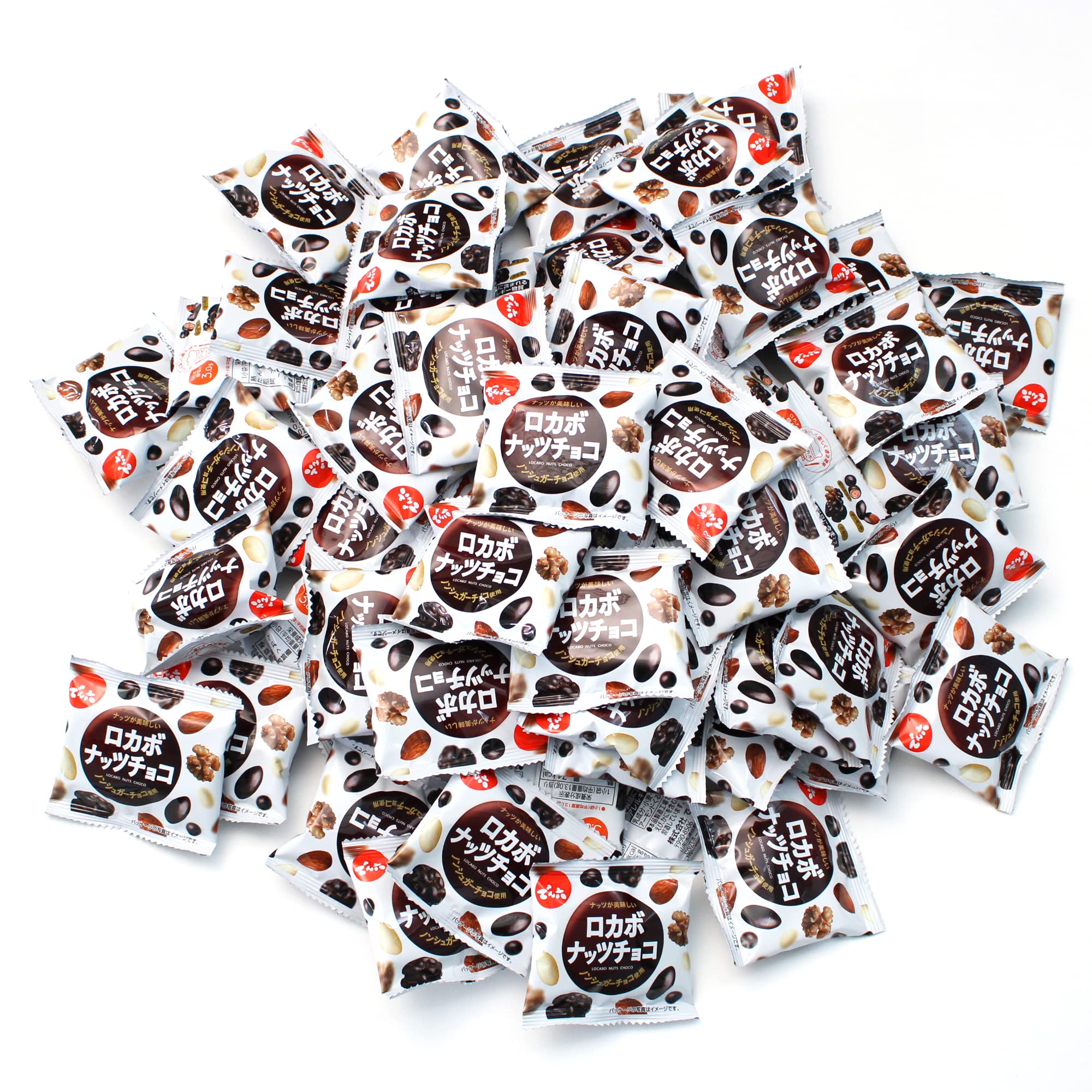 【Amazon.co.jp限定】でん六 小袋ロカボナッツチョコ 1kg