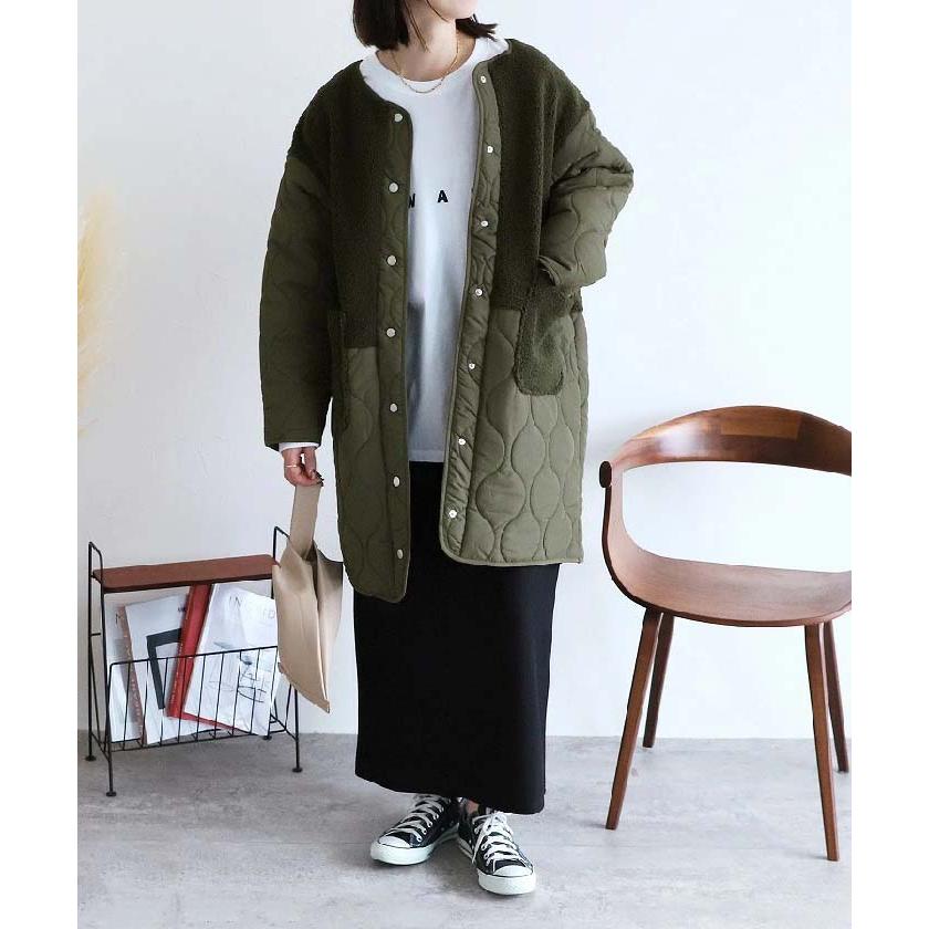 コート レディース 秋冬 ボア キルティング 切り替え ノーカラー ボア コート キルティング コート スエードコート ボア アウター ふわふわ もこもこ 冬 秋 ビッ コート レディース 秋冬 ボア キルティング 切り替え ノーカラー ボア コート キルティング コート スエードコート ボア アウター ふわふわ もこもこ 冬 秋 ビッ