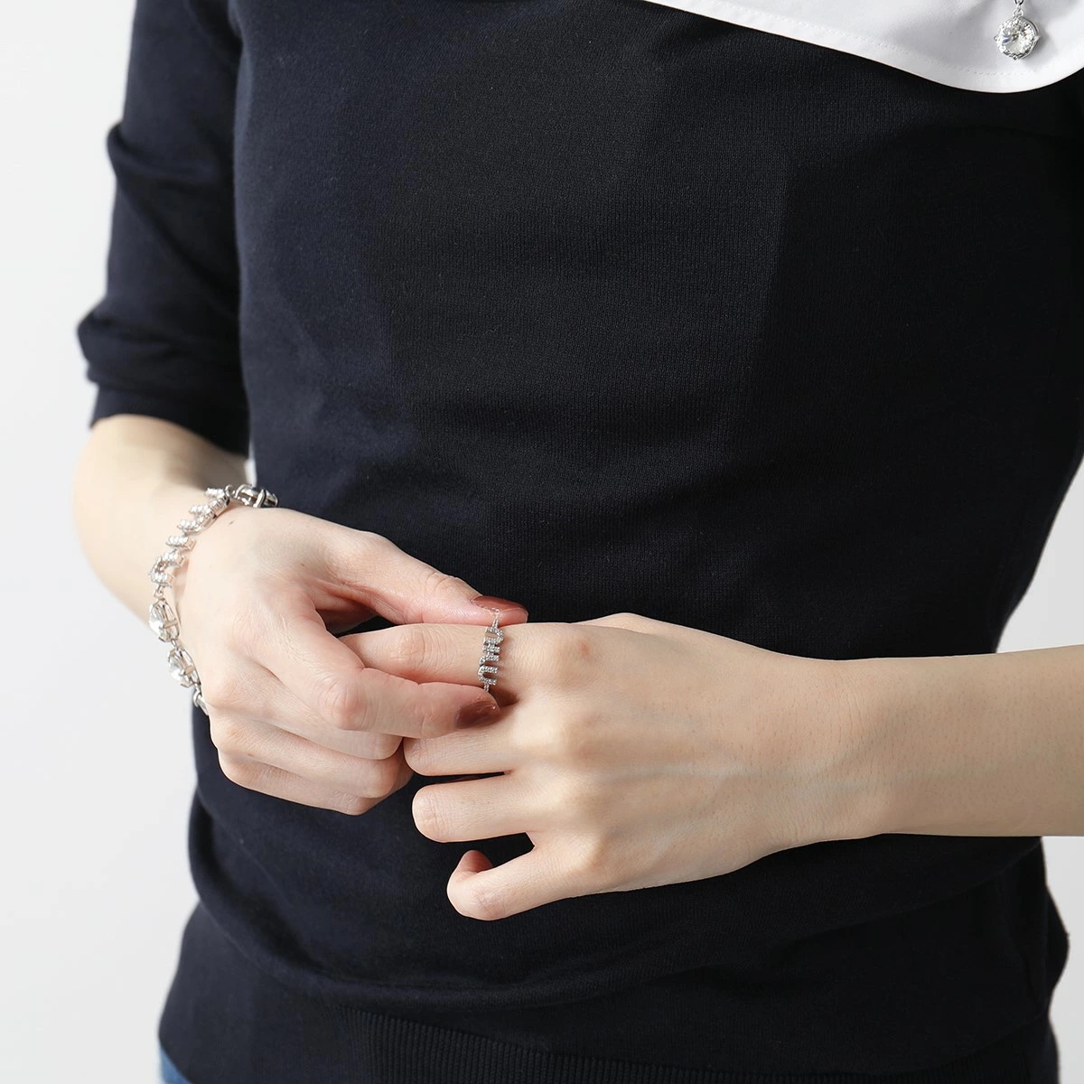 MIUMIU ミュウミュウ リング 5JA091 2DNC レディース ロゴ 指輪 アクセサリー クリスタル装飾 F0OKL/ACCIAIO+CRYSTAL MIUMIU ミュウミュウ リング 5JA091 2DNC レディース ロゴ 指輪 アクセサリー クリスタル装飾 F0OKL/ACCIAIO+CRYSTAL