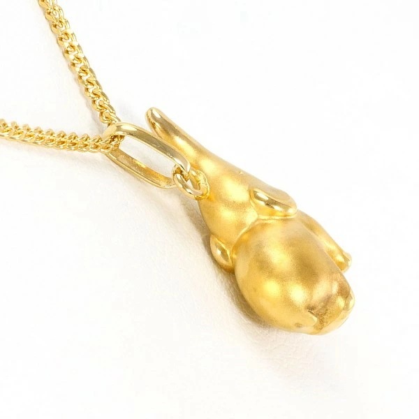 K18 18金 YG イエローゴールド ネックレス 総重量約3.9g 約40cm ジュエリー 中古 K18 18金 YG イエローゴールド ネックレス 総重量約3.9g 約40cm ジュエリー 中古