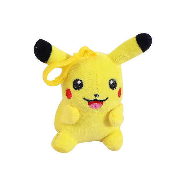 Qoo10] 漫画ピカチュウぬいぐるみキーホルダー ス
