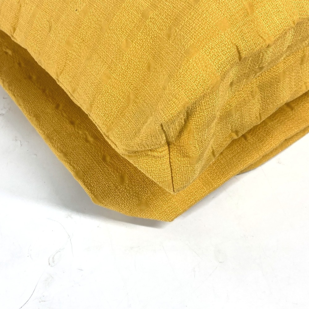 ショルダーバッグ アメダバカバドゥポッシュ カバン 肩掛け トートバッグ キャンバス/レザー イエロー ショルダーバッグ アメダバカバドゥポッシュ カバン 肩掛け トートバッグ キャンバス/レザー イエロー