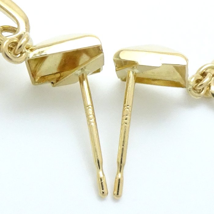 デザイン ピアス K18YG イエローゴールド/28059【中古】 デザイン ピアス K18YG イエローゴールド/28059【中古】