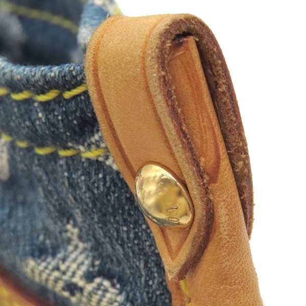 ルイヴィトン LOUIS VUITTON トートバッグ フラットショッパー モノグラムデニム モノグラムデニム ゴールド金具 ハンドバッグ 青 M95018 AS0093【中古】 ルイヴィトン LOUIS VUITTON トートバッグ フラットショッパー モノグラムデニム モノグラムデニム ゴールド金具 ハンドバッグ 青 M95018 AS0093【中古】