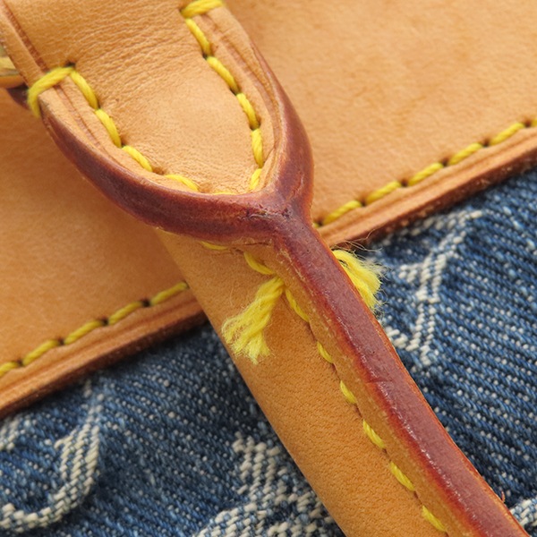 ルイヴィトン LOUIS VUITTON トートバッグ フラットショッパー モノグラムデニム モノグラムデニム ゴールド金具 ハンドバッグ 青 M95018 AS0093【中古】 ルイヴィトン LOUIS VUITTON トートバッグ フラットショッパー モノグラムデニム モノグラムデニム ゴールド金具 ハンドバッグ 青 M95018 AS0093【中古】