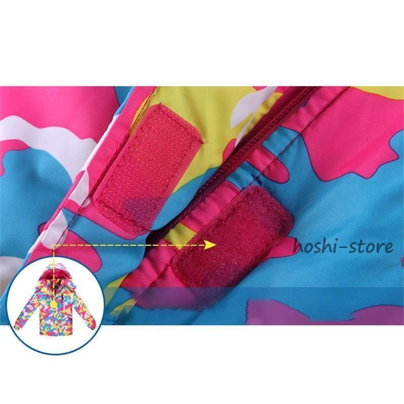 スノーボードウェア スキーウェア キッズ 子供 上下セット サロペット スノボー スキー パンツ 可愛い 子供服 撥水 防風 防寒 厚手 雪遊び