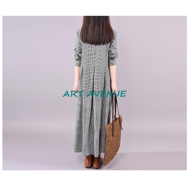 ワンピース 長袖 秋 ロングワンピース 秋 40代 レディース チェック柄 マキシ シャツワンピース ギンガムチェック 体型カバー 大きいサイズ 春 ワンピース 長袖 秋 ロングワンピース 秋 40代 レディース チェック柄 マキシ シャツワンピース ギンガムチェック 体型カバー 大きいサイズ 春