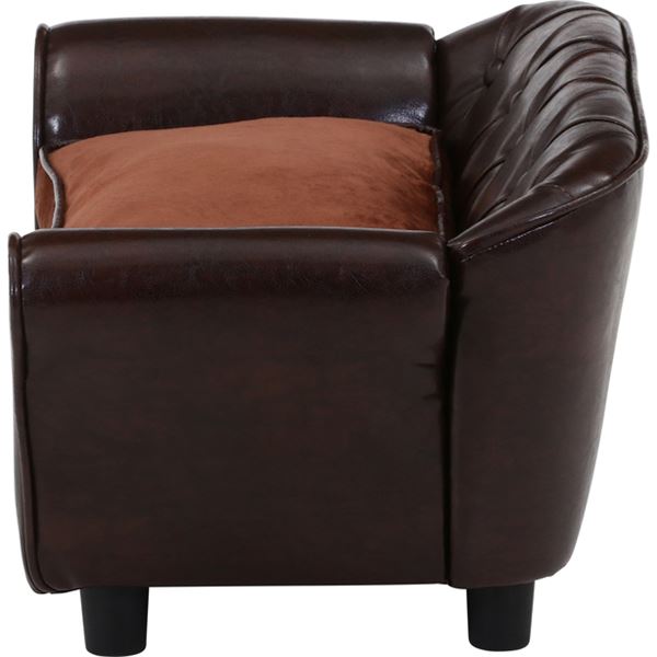 ペットソファ（チェスターフィールド風） BR ブラウン