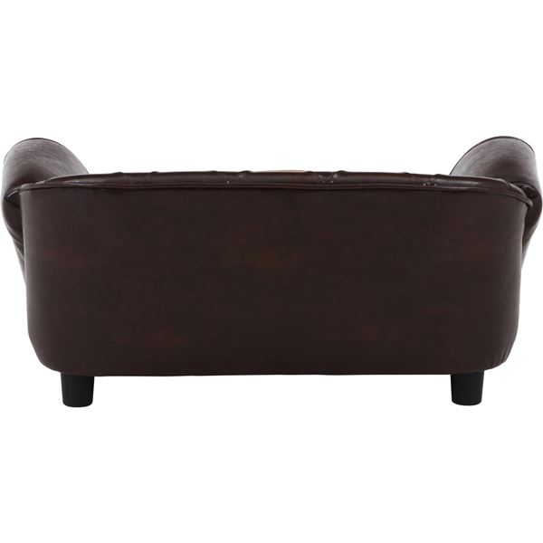 ペットソファ（チェスターフィールド風） BR ブラウン