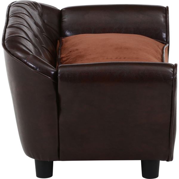 ペットソファ（チェスターフィールド風） BR ブラウン