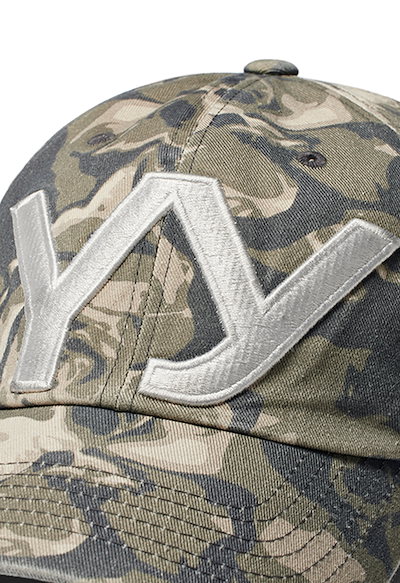 OPEN Yy YY CAMO BALL CAP : KHAKI キャップ OPEN YY Khaki Camo Ball Cap OPEN YY