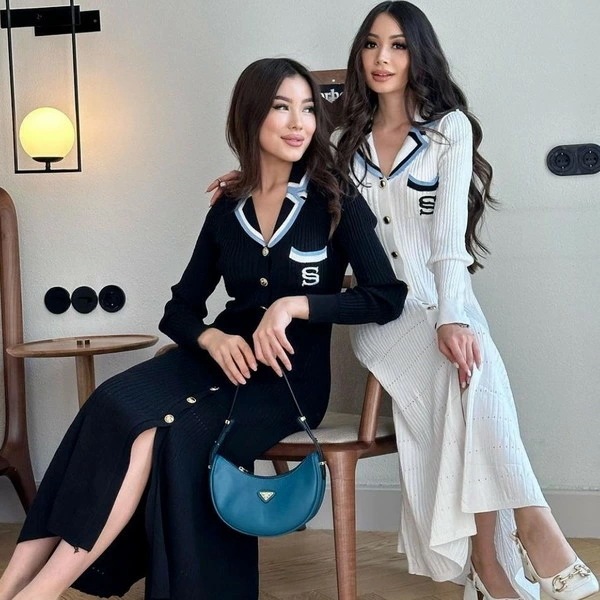 【急速出荷 2025年新作】前開きワンピース リブニットワンピース 襟付きワンピース ニットマーメイドワンピース 韓国ニットワンピース レディース ワンピース ニットワンピース ロングワンピース 韓国 【急速出荷 2025年新作】前開きワンピース リブニットワンピース 襟付きワンピース ニットマーメイドワンピース 韓国ニットワンピース レディース ワンピース ニットワンピース ロングワンピース 韓国