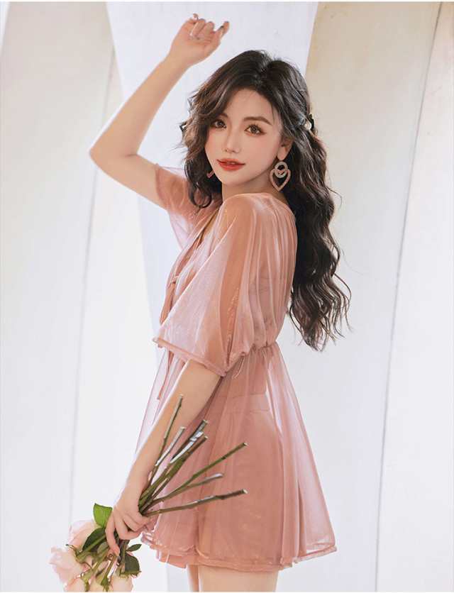 3点セット 水着 レディース 温泉 体型カバー カバーアップ ビキニ 夏 セパレート ショートパンツ 小胸 水陸両用 おしゃれ キレイ かわいい セクシー ビキニ水着 ファション タンキニ ビキニシ