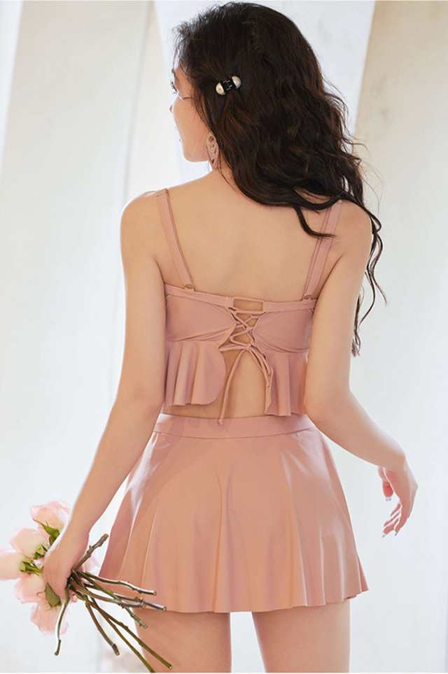 3点セット 水着 レディース 温泉 体型カバー カバーアップ ビキニ 夏 セパレート ショートパンツ 小胸 水陸両用 おしゃれ キレイ かわいい セクシー ビキニ水着 ファション タンキニ ビキニシ