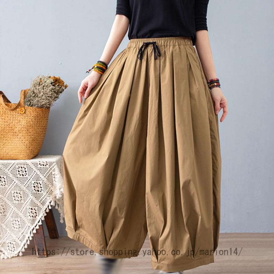サルンツ ロングパンツ ワイドパンツ 麻 ゆったり 通気 ウゴム レディース ンパンツ ボ ガウチョパンツ 無地 ゆったり 麻 サルンツ ロングパンツ ワイドパンツ 麻 ゆったり 通気 ウゴム レディース ンパンツ ボ ガウチョパンツ 無地 ゆったり 麻