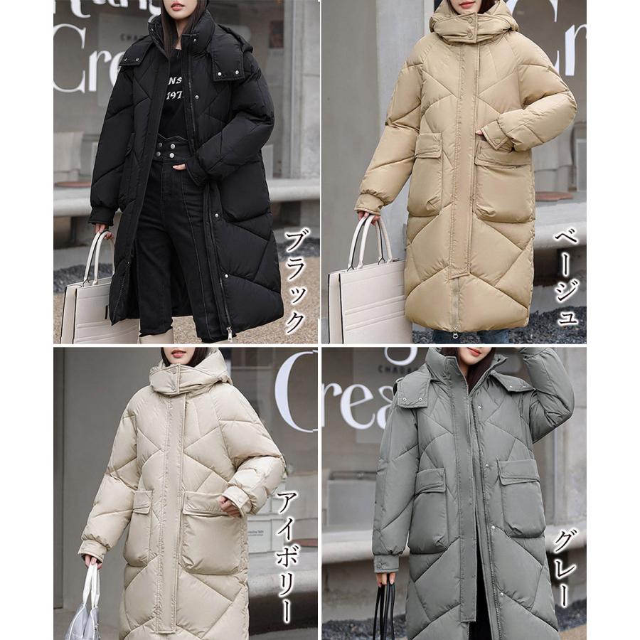 フェイクダウンコート ロング 中綿コード フェイクダウンコート ロング 中綿コード