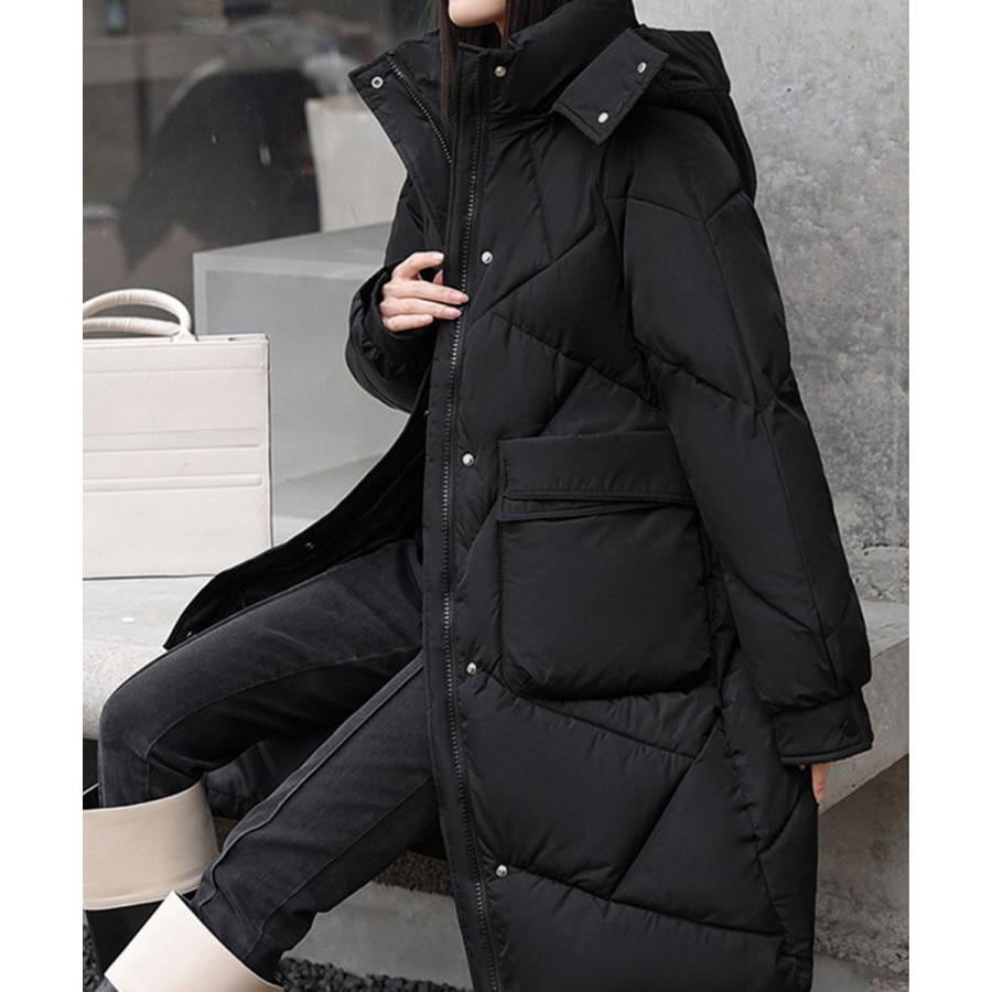 フェイクダウンコート ロング 中綿コード フェイクダウンコート ロング 中綿コード