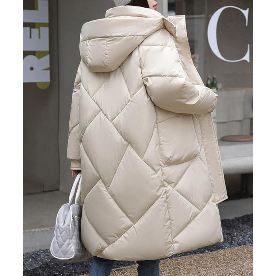 フェイクダウンコート ロング 中綿コード フェイクダウンコート ロング 中綿コード