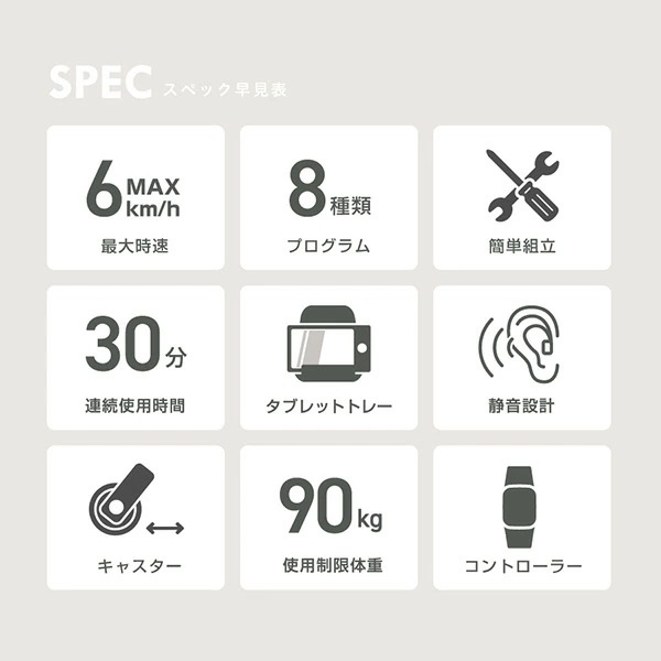 フラットウォーク 電動ウォーカー プログラム8種類 折りたたみ式 超薄型 AFW5023