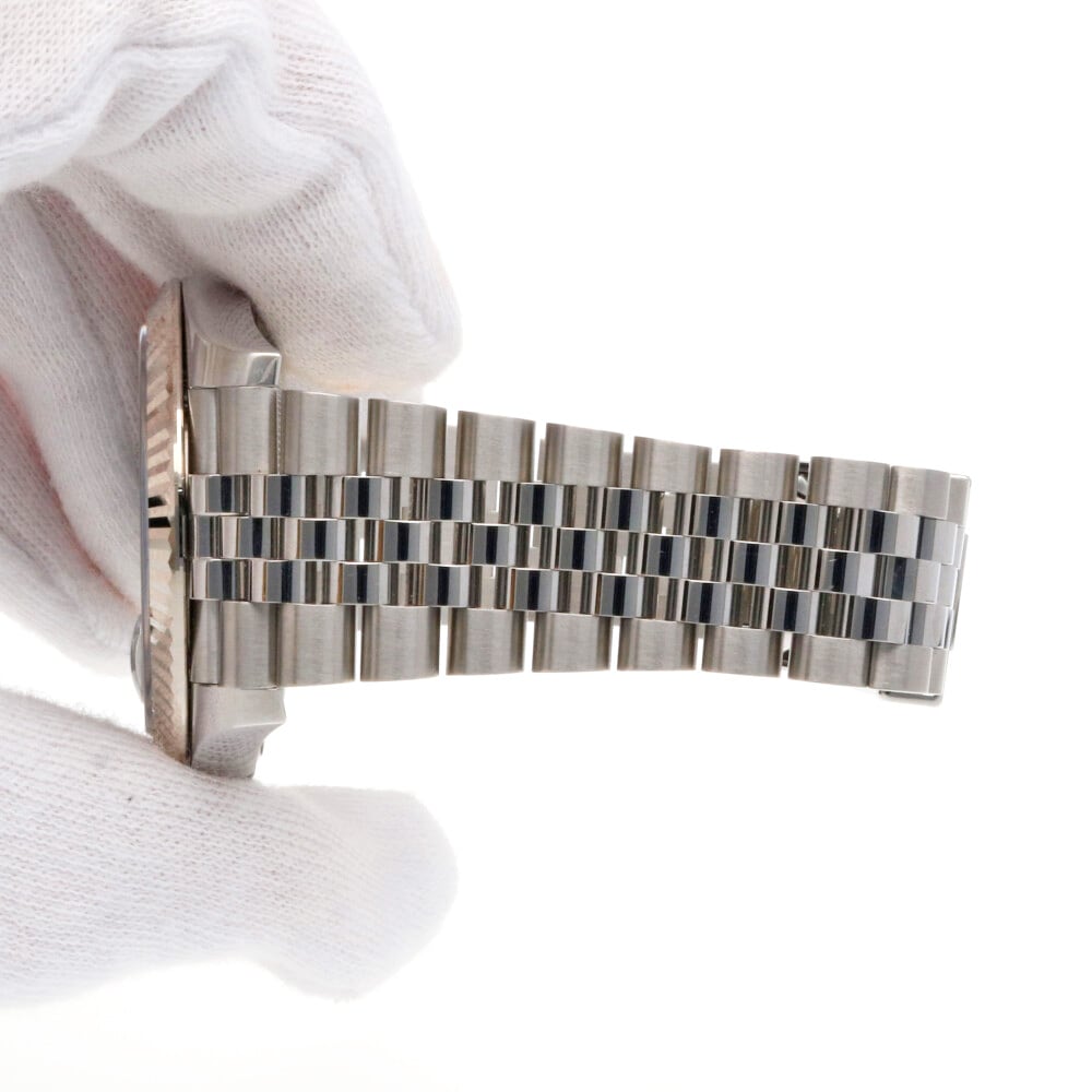 ロレックス デイトジャスト オイスターパーペチュアル 腕時計 ステンレススチール 126334 自動巻き 1年保証 ROLEX 中古 美品