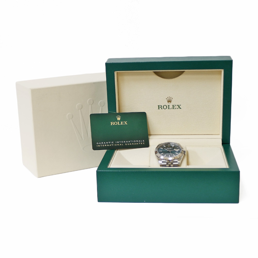 ロレックス デイトジャスト オイスターパーペチュアル 腕時計 ステンレススチール 126334 自動巻き 1年保証 ROLEX 中古 美品
