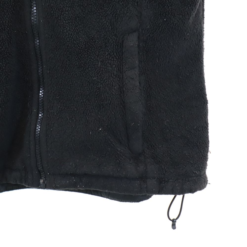 長袖 フリースジャケット S ブラック系 レディース