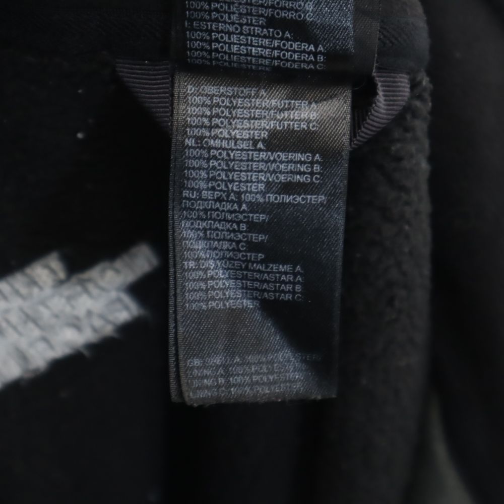 長袖 フリースジャケット S ブラック系 レディース