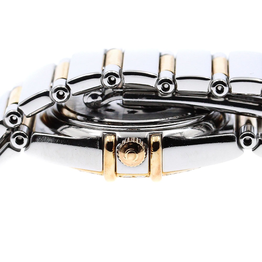オメガ OMEGA 1365.71 コンステレーション SS/YG ダイヤベゼル クォーツ レディース 箱付き_889531【中古】