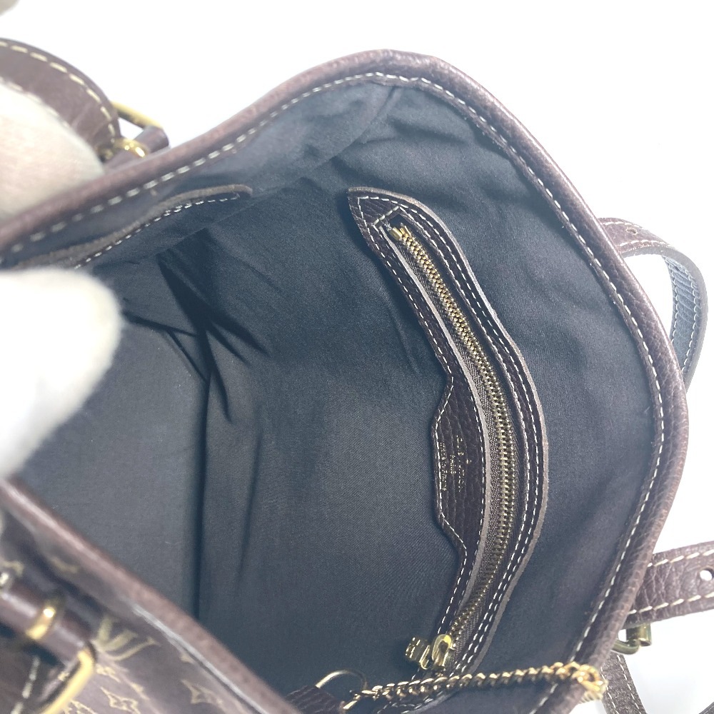 ショルダーバッグ M95226 バケットPM モノグラムミニ ポーチ付き カバン 肩掛け トートバッグ ばけつ型 モノグラムミニキャンバス フザン ブラウン