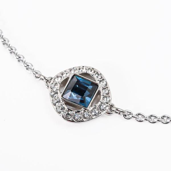 ブレスレット レディース Angelic スクエアカット ブルー シルバー 5662141 ブレスレット レディース Angelic スクエアカット ブルー シルバー 5662141