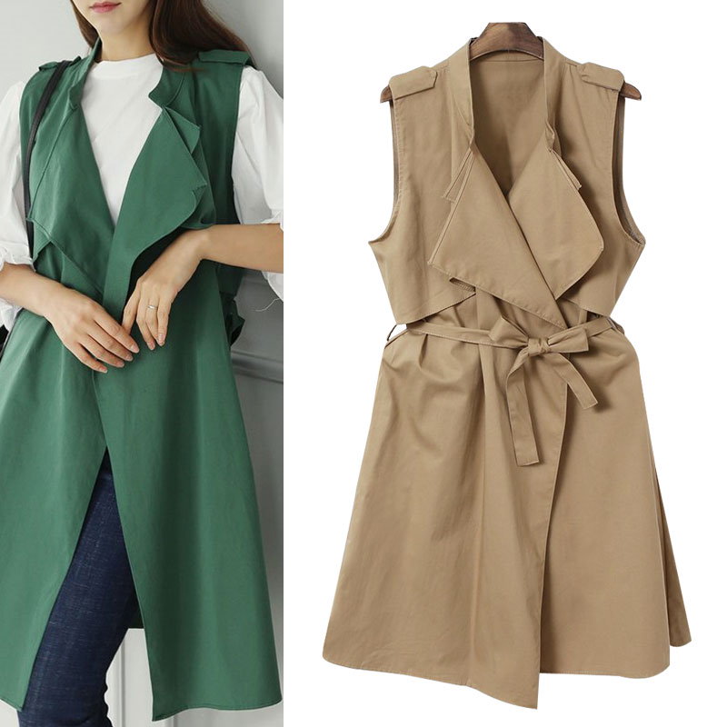 【送料0円】 F / W ロングベスト カーディガン ノースリーブ ルーズフィット オープンジャケット 秋のアウター 重ね着のベスト 韓国ファッション 【送料0円】 F / W ロングベスト カーディガン ノースリーブ ルーズフィット オープンジャケット 秋のアウター 重ね着のベスト 韓国ファッション