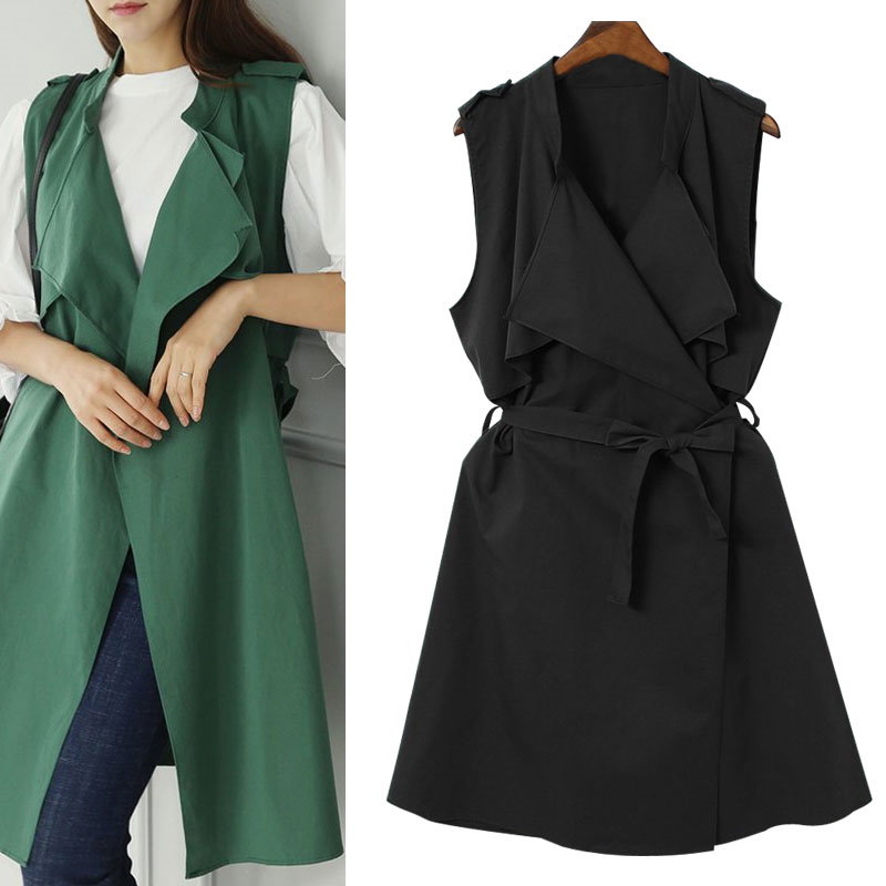 【送料0円】 F / W ロングベスト カーディガン ノースリーブ ルーズフィット オープンジャケット 秋のアウター 重ね着のベスト 韓国ファッション 【送料0円】 F / W ロングベスト カーディガン ノースリーブ ルーズフィット オープンジャケット 秋のアウター 重ね着のベスト 韓国ファッション
