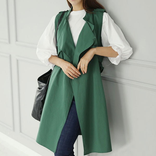 【送料0円】 F / W ロングベスト カーディガン ノースリーブ ルーズフィット オープンジャケット 秋のアウター 重ね着のベスト 韓国ファッション 【送料0円】 F / W ロングベスト カーディガン ノースリーブ ルーズフィット オープンジャケット 秋のアウター 重ね着のベスト 韓国ファッション